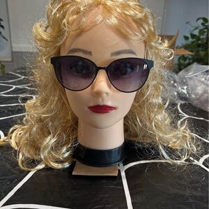 bebe Black Gradient Sunglasses